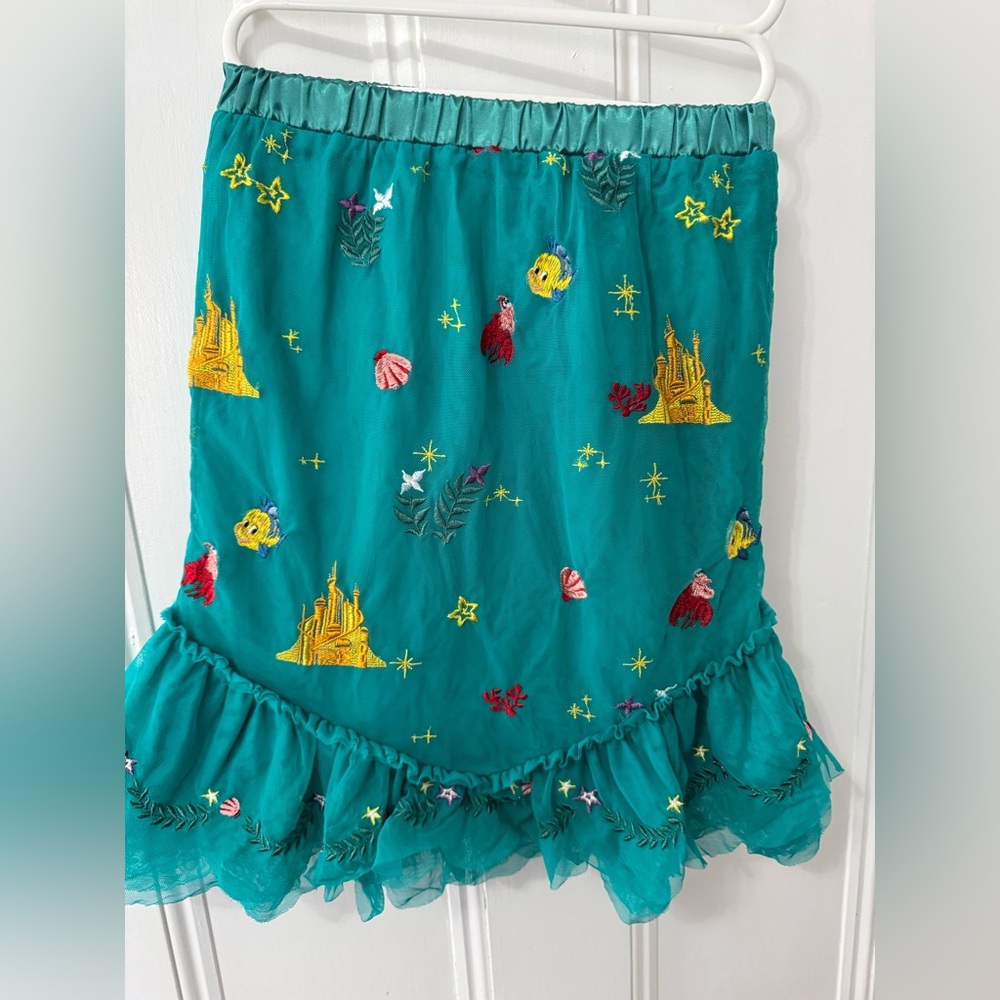 Hanna Andersson Disney Ariel little mermaid skirt size M